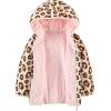 imageSimple Joys by Carters Baby Girls Puffer JacketBeige Pink Leopard Print