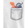 imageSimple Joys by Carters Boys 4Piece Poly PajamasBlueGreyDinosaur