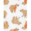 imageSimple Joys by Carters Kids Holiday Loosefit Flame Resistant Fleece Footed PajamasBearBuffalo Check