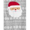 imageSimple Joys by Carters Kids Holiday Loosefit Flame Resistant Fleece Footed PajamasLight Grey SantaMint Green Christmas Print