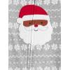 imageSimple Joys by Carters Kids Holiday Loosefit Flame Resistant Fleece Footed PajamasLight Grey SnowflakeMint Green Christmas Print