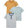 Dusty Blue/Gold Stripe/Tapestry Blue Stripe