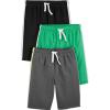 imageSimple Joys by Carters Boys 3Pack Mesh ShortsBlackGreenGrey