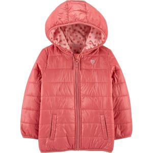 imageSimple Joys by Carters Baby Girls Puffer JacketPink Hearts