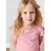 imageSimple Joys by Carters Girls ShortSleeve Shirts and Tops Pack of 3Grey Polka DotPinkYellow Flowers