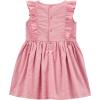 imageSimple Joys by Carters Toddlers and Baby Girls 2Piece Special Occasion Dress and Cardigan SetPink HeartsWhite
