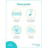 imageSimple Joys by Carters Unisex Toddlers FullZip Fleece JacketGrey Navy Dinosaur