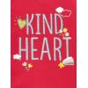 imageSimple Joys by Carters babygirls 3piece Playwear SetDark Grey FloralPink HeartsRed Text Print