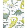 imageSimple Joys by Carters Toddlers and Baby Boys SnugFit Footed Cotton Pajamas Pack of 3Navy StripeSage Green ConstructionWhite Dinosaur