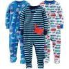 Blue Sea Life/Navy Stripe/White Cars