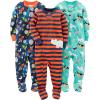 Navy Space/Rust Stripe/Turquoise Green Dogs