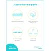imageSimple Joys by Carters Baby 3Pack Thermal PantsBeigeDark GreyGrey