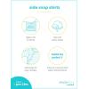 imageSimple Joys by Carters Baby Boys 6Pack Sidesnap ShortSleeve ShirtWhite
