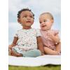 imageSimple Joys by Carters babygirls 2pack Sleeveless RompersPeachWhite Floral