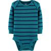 imageSimple Joys by Carters Baby 4Pack LongSleeve Thermal BodysuitBlue HeatherGrey HeatherStripe
