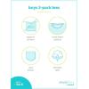 imageSimple Joys by Carters Baby Boys 3Pack ShortSleeve Tee Shirts Dark GreyGreen StripeWhite Dinosaur 12 Months