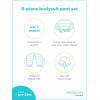 imageSimple Joys by Carters Baby Boys 6Piece Bodysuits Short and Long Sleeve and Pants SetMulticolorBearDogsStripeText Print