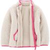 imageSimple Joys by Carters Baby Boys Hooded Sherpa JacketPinkBeige