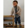 imageSimple Joys by Carters Baby Boys Hooded Sherpa JacketWashed Khaki Brown