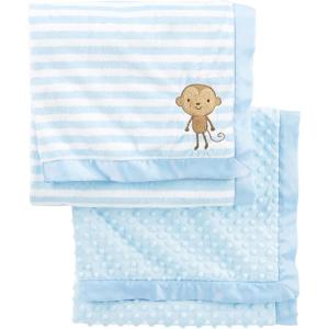 imageSimple Joys by Carters Baby Boys 2Pack Plush Blankets