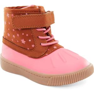 imageSimple Joys by Carters UnisexChild Alexis Outdoor Boot FashionBrown Pink Stars
