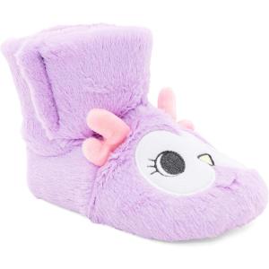imageSimple Joys by Carters UnisexChild Fuzzy SlipperLilac  Owl