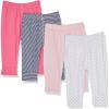 Navy Stripe/Pale Peach/Pink/White Dots