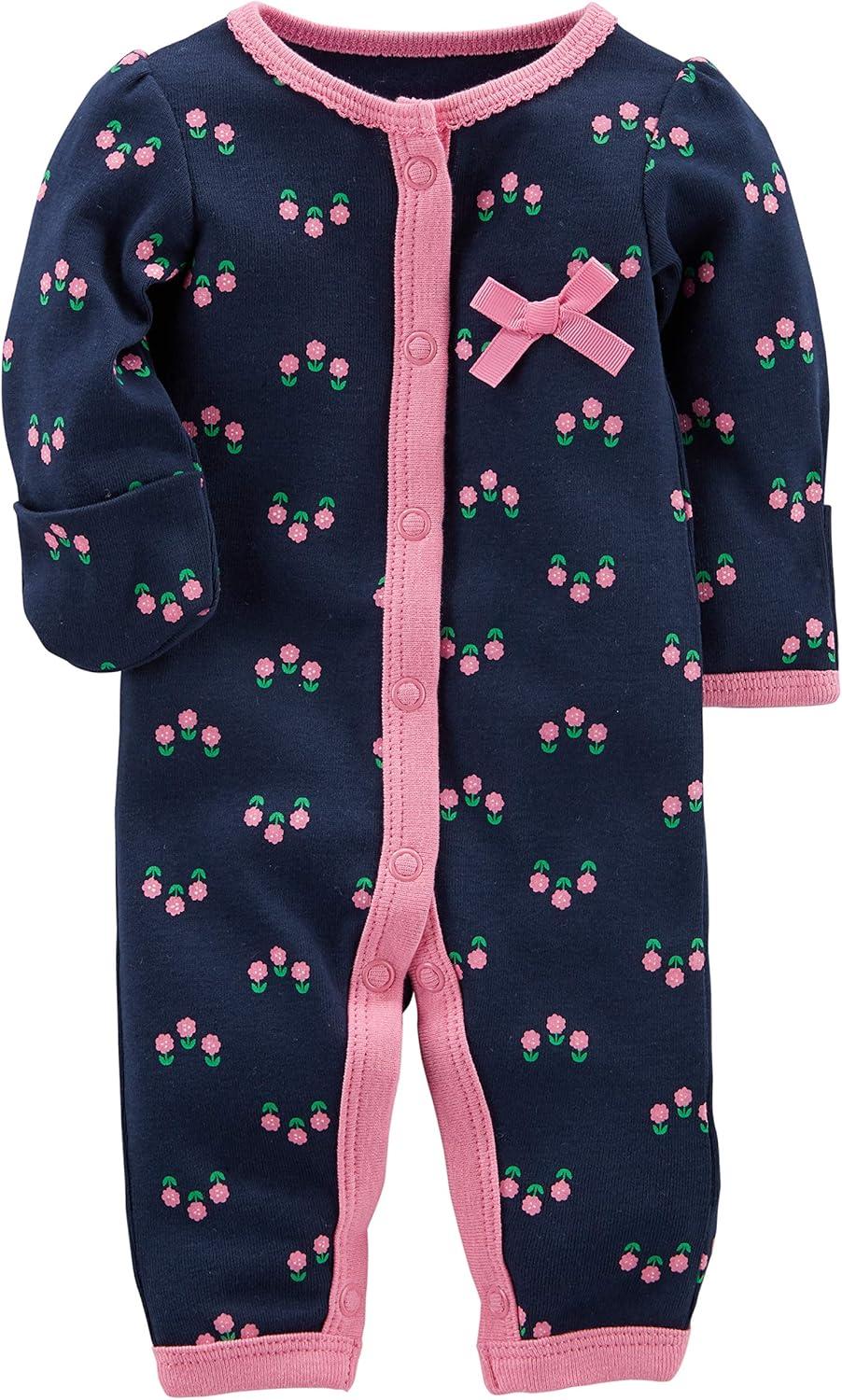 imageSimple Joys by Carters Baby Girls 2Pack Cotton Footless Sleep and Play