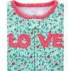 imageSimple Joys by Carters Baby Girls Cotton and Fleece Footed Sleep and Play Pack of 2