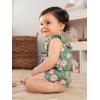 imageSimple Joys by Carters babygirls 3pack Romper Sunsuit and DressDotsFlowersPears