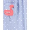 imageSimple Joys by Carters babygirls 3pack Romper Sunsuit and DressFlamingoFlowersSea Friends