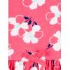 imageSimple Joys by Carters babygirls 3pack Romper Sunsuit and DressMint Green CherryNavy StripePink Floral