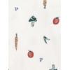 imageSimple Joys by Carters babygirls 6piece Bodysuits Short and Long Sleeve and Pants SetBlue Veggie