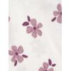 imageSimple Joys by Carters babygirls 6piece Bodysuits Short and Long Sleeve and Pants SetFloral Plum