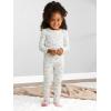 imageSimple Joys by Carters Babies Toddlers and Girls 6Piece SnugFit Cotton Pajama Set Pack of 3Grey FloralPink StripeWhite Strawberry