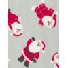 imageSimple Joys by Carters Kids Holiday Loosefit Flame Resistant Fleece Footed PajamasSanta  Trees