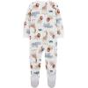 imageSimple Joys by Carters Toddlers and Baby Boys LooseFit Flame Resistant Fleece Footed Pajamas Pack of 3Dino Zoo Print