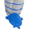 imageSimple Joys by Carters babyboys 2pack Fleece Footed Sleep and PlayBaby and Toddler SleepersBlue DinosaurGrey Stripe
