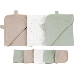 imageSimple Joys by Carters Unisex Babies 8Piece Towel and Washcloth Set MultipacksNeutral Blue Green Brown
