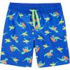 imageSimple Joys by Carters BabyBoys Swimsuit Trunk and Rashguard SetBlue White Dinosaur