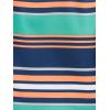 imageSimple Joys by Carters BabyBoys Swimsuit Trunk and Rashguard SetNavy Orange ShipsWhite Stripe