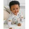 imageSimple Joys by Carters babyboys 2pack 2way Zip Cotton Footed Sleep and PlayDusty Blue BearIvory Dinosaur