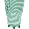 imageSimple Joys by Carters babyboys 2way Zip Thermal Footed Sleep and Play Pack of 2Dark Grey DinosaurMint Green Stripe