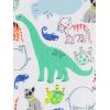 imageSimple Joys by Carters babyboys 3pack Snug Fit Footless Cotton PajamasBlue FiretruckGrey StripeWhite Dinosaur