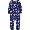 imageSimple Joys by Carters babyboys 3pack Snug Fit Footless Cotton PajamasNavy SpaceWhite DinosaurYellow Dots