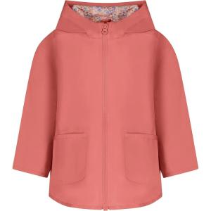 image:imageSimple Joys by Carters Baby Girls Rain Jacket Raincoat WaterResistant Hooded Rain SlickerPink Floral