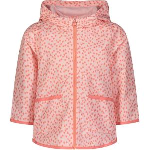 image:imageSimple Joys by Carters Baby Girls Rain Jacket Raincoat WaterResistant Hooded Rain SlickerPink Hearts