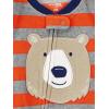 image:imageSimple Joys by Carters babyboys LooseFit Flame Resistant Fleece Footed PajamasBlue FoxGrey CrocodileOrange Bear