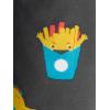 image:imageSimple Joys by Carters babyboys LooseFit Polyester Jersey Footed PajamasBlue AlligatorDark Grey Fun FoodGrey Trucks