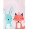 image:imageSimple Joys by Carters babygirls 4piece Pajama SetBlue Text PrintLight Pink FloralPink Forest Animals